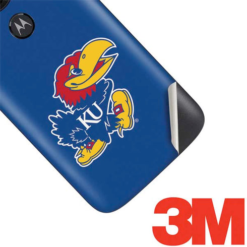 University of Kansas Jayhawks Mascot Outline Moto E5 Play Skin
